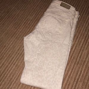 AG cheetah jeans